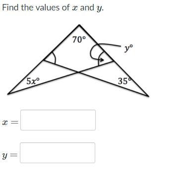 Find the values of x and y.-example-1