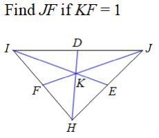 Find JK if KF= 1 *No A-D options(write the answer)-example-1