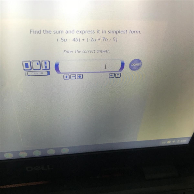 Find the sum and express it in simplest form. (-54-46) 1-24 + 76 S) Enter the correct-example-1