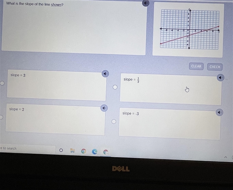 What is the slope of the line shown?-example-1