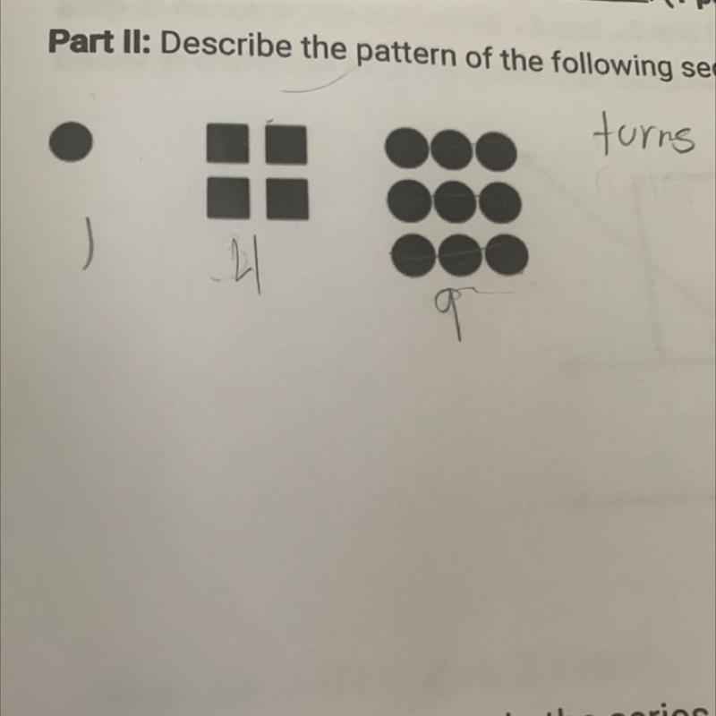 Describe the pattern of the following sequence.-example-1