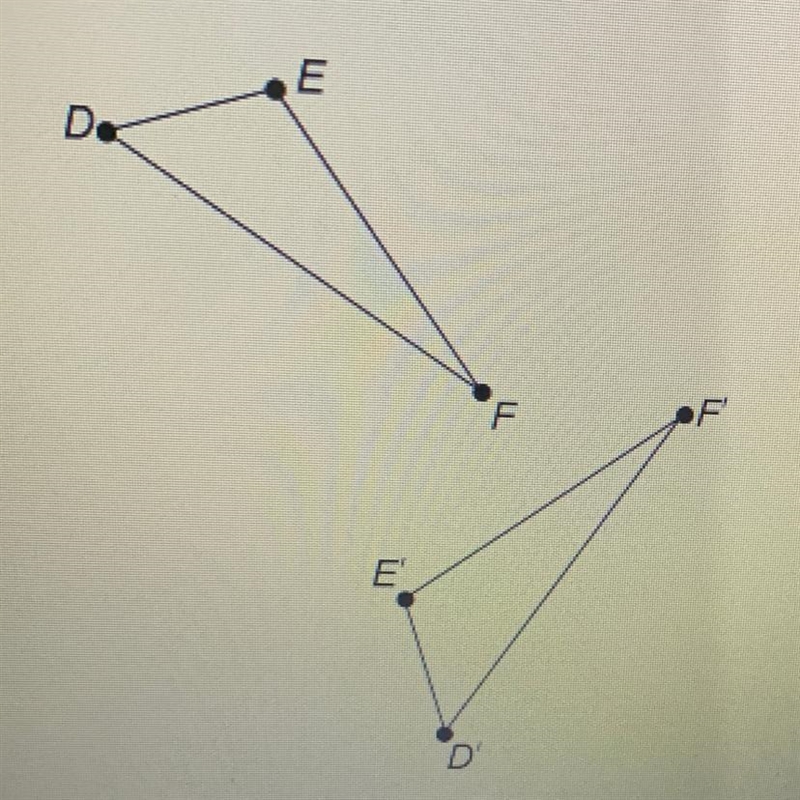 What kind of transformation is illustrated in this figure A. Translation B. Reflection-example-1