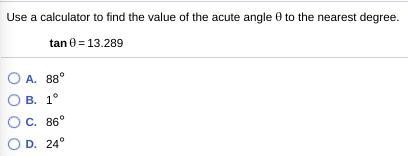 Find the value of tan\theta =13.289-example-1