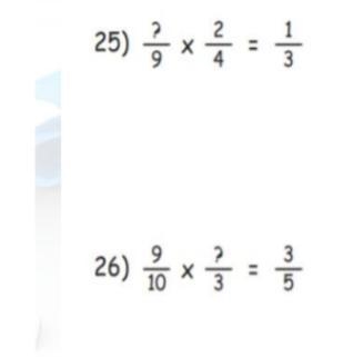 You have to find the missing numerator where the question mark is and u have to explain-example-1