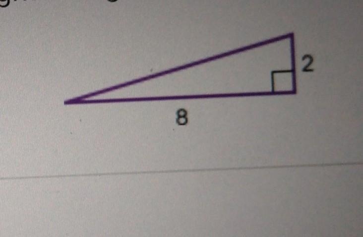 What is the area of the right triangle below​-example-1