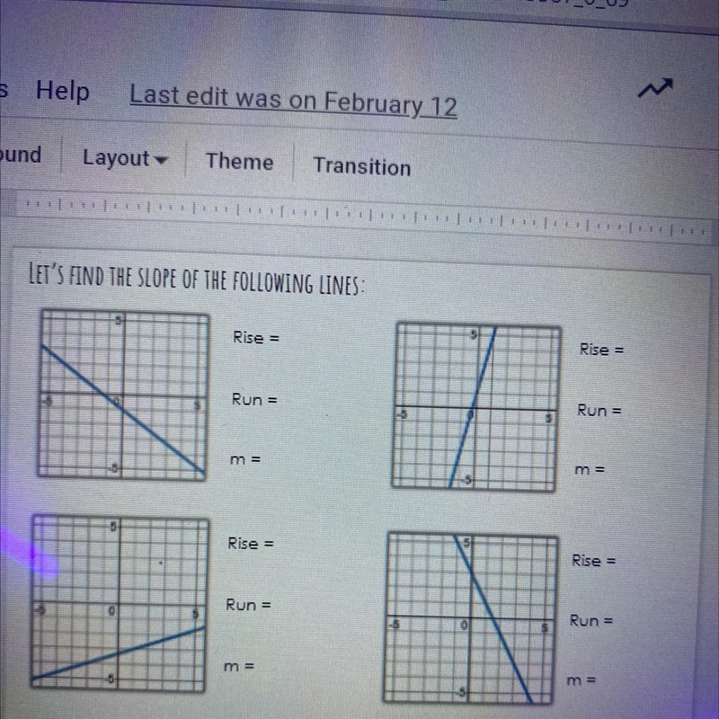 PLEASE HELP MEE Find the slope of the following lines:-example-1