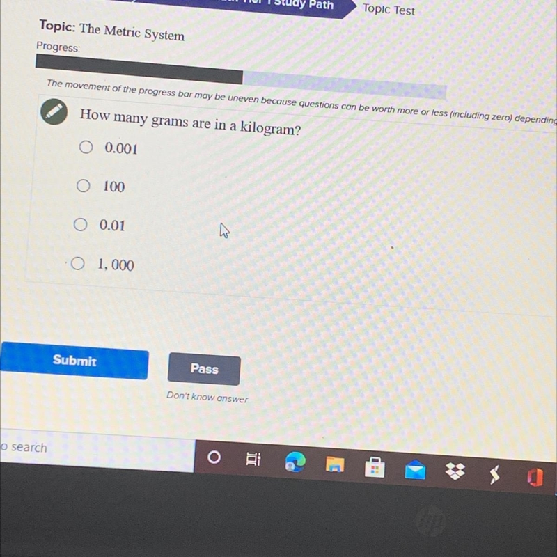 How many grams are in a kilogram-example-1