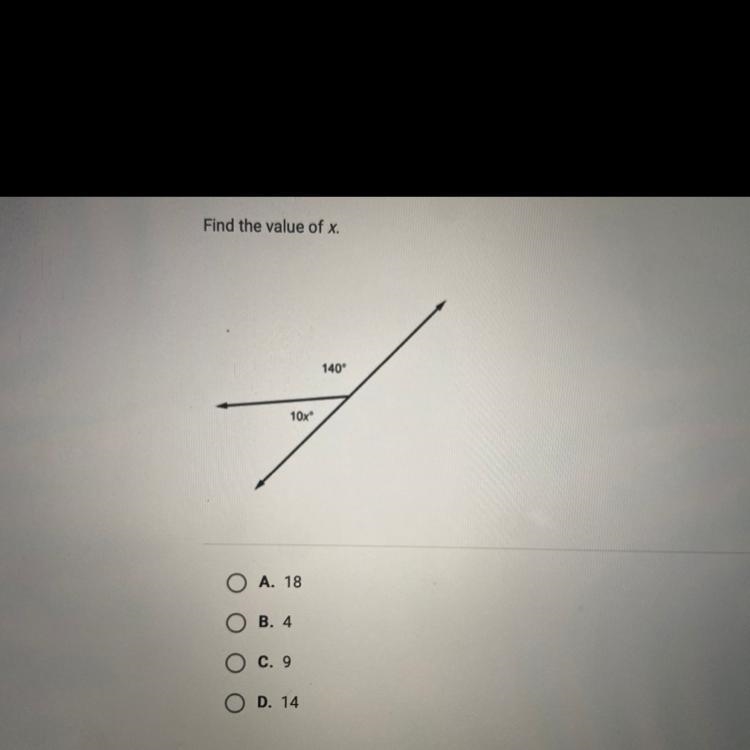 Help find the value of x. please!-example-1