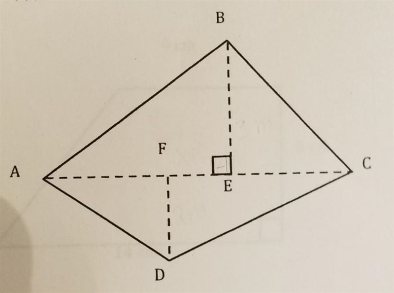 AC = 4 miles, BE = 3 miles and FD = 2 miles What is the area of this quadrilateral-example-1