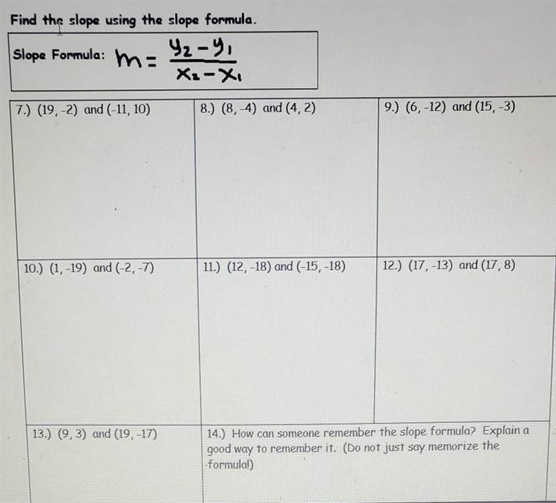 I need help finding the slope​-example-1