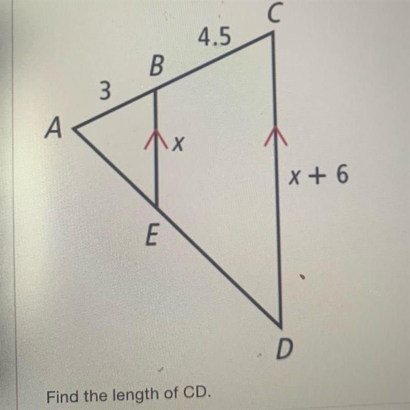 ￼find the length of CD.-example-1