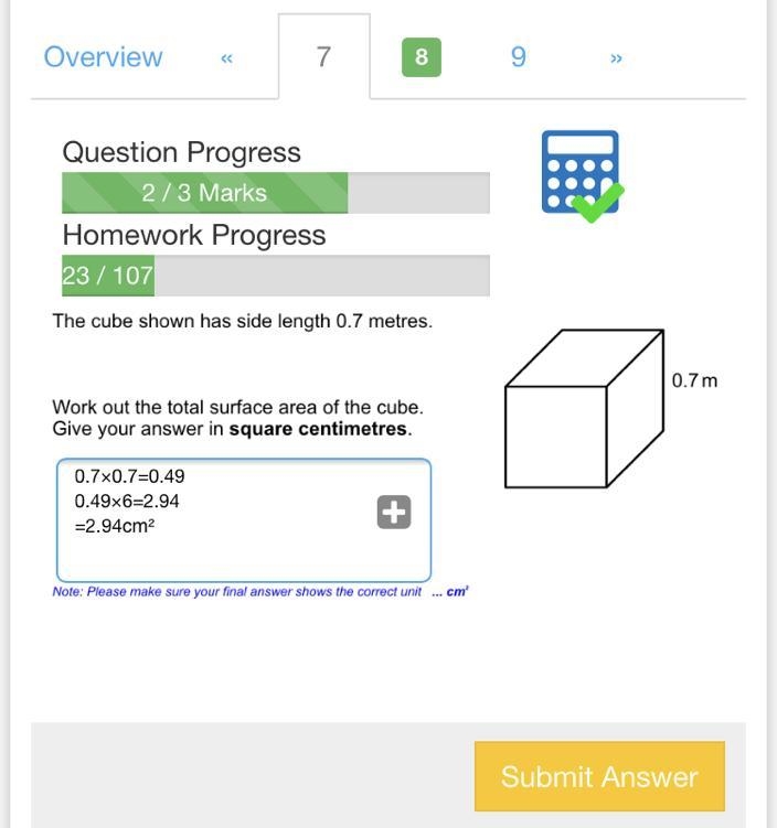 Does anyone know why I only got 2/3 marks, and can you explain how to get 3 marks-example-1