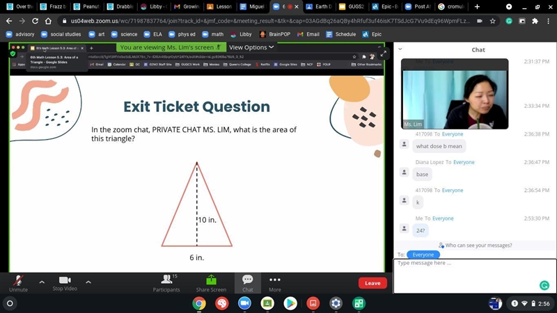 What is the area of this triangle?-example-1