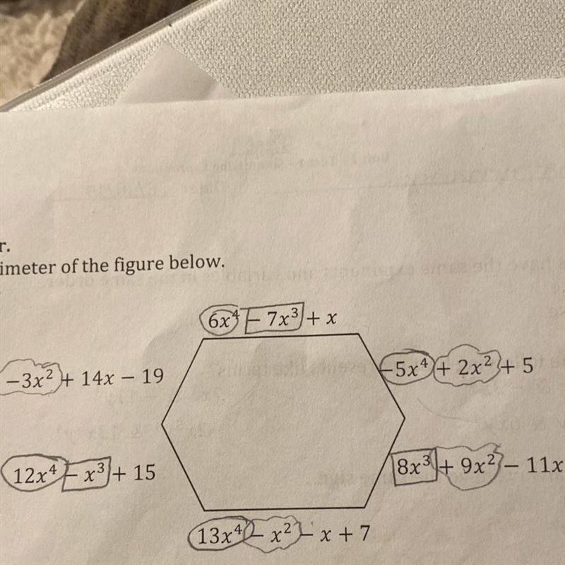 Find the perimeter of the figure below.-example-1