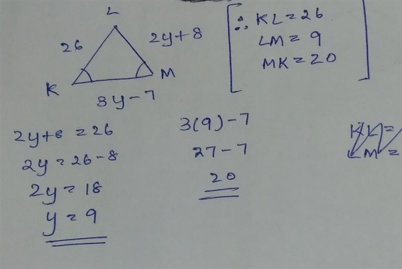 Find the lengths of all three sides of the triangle.-example-1