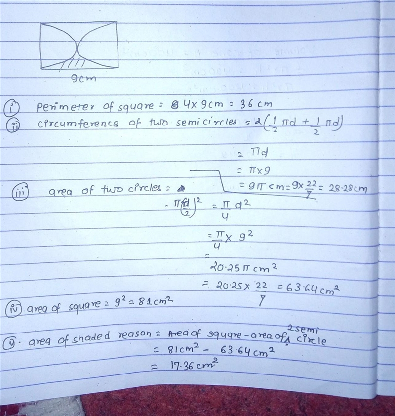 Perimeter pi = 22/ 7 any help? ​-example-1