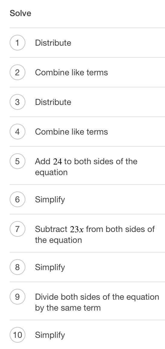 12(x - 2) + 3x = 13(x + 12) + 10x-example-1