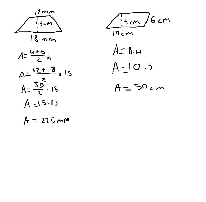 What's the area of these two shapes please explain!-example-1