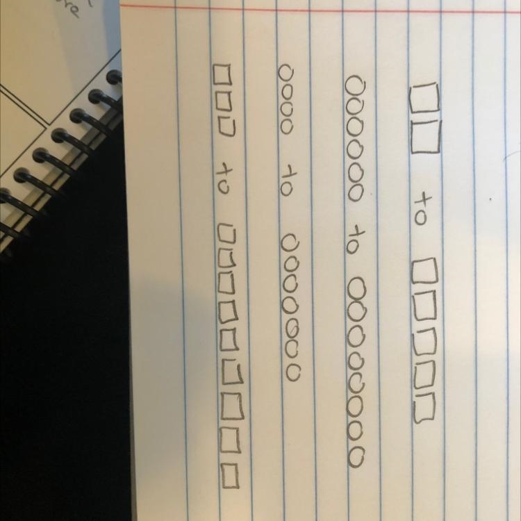 B. Draw any pictures showing the ratios of: 1. 2 to 5 2.6 to 8 3.4 to 7 4.3 to 9​-example-1