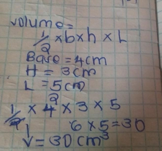 What is the volume of the triangular prism below? A.180 B.18 C.30 D.22.5-example-1