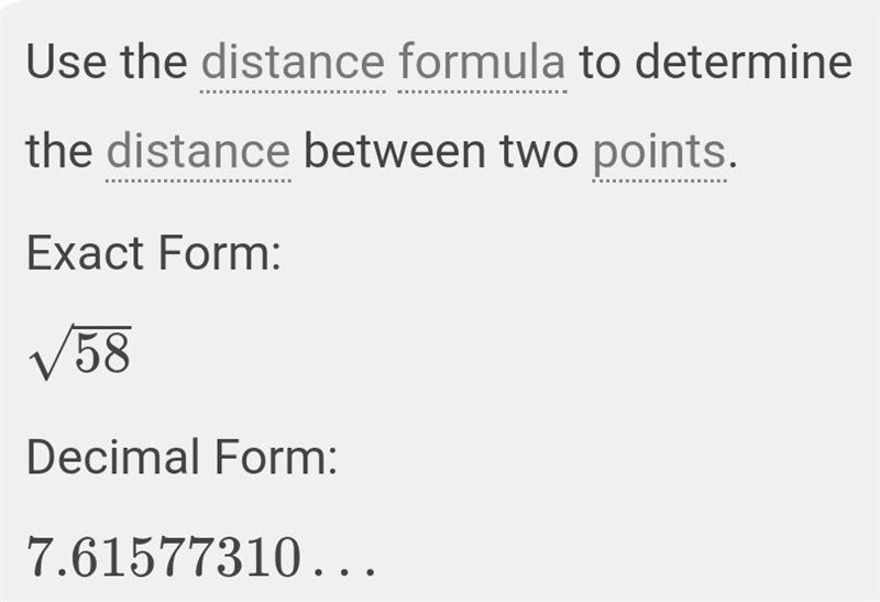 Find the distance between the points (-2, -6) and (1, 1)-example-1