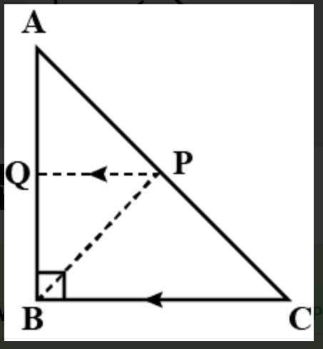 In the given right angled triangle ABC, right angled at B. P is the mid-point of AC-example-1