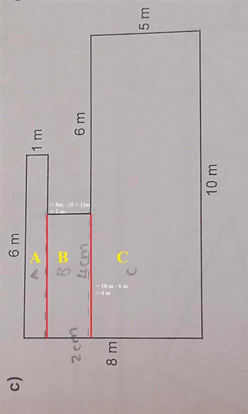 Can you find the area of this shape?​-example-1