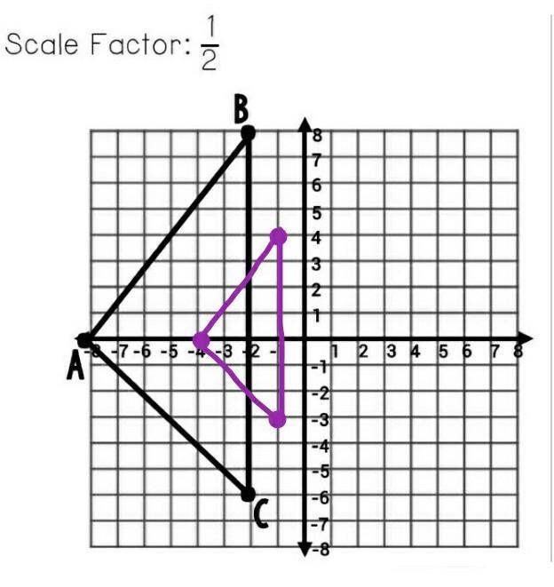 What are the coordinates of A' B' and C' after the dilation?-example-1