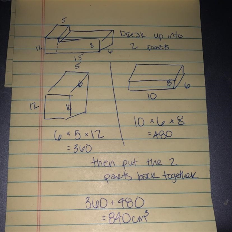 Find the volume of the prism . Can u also state formula as well please-example-1