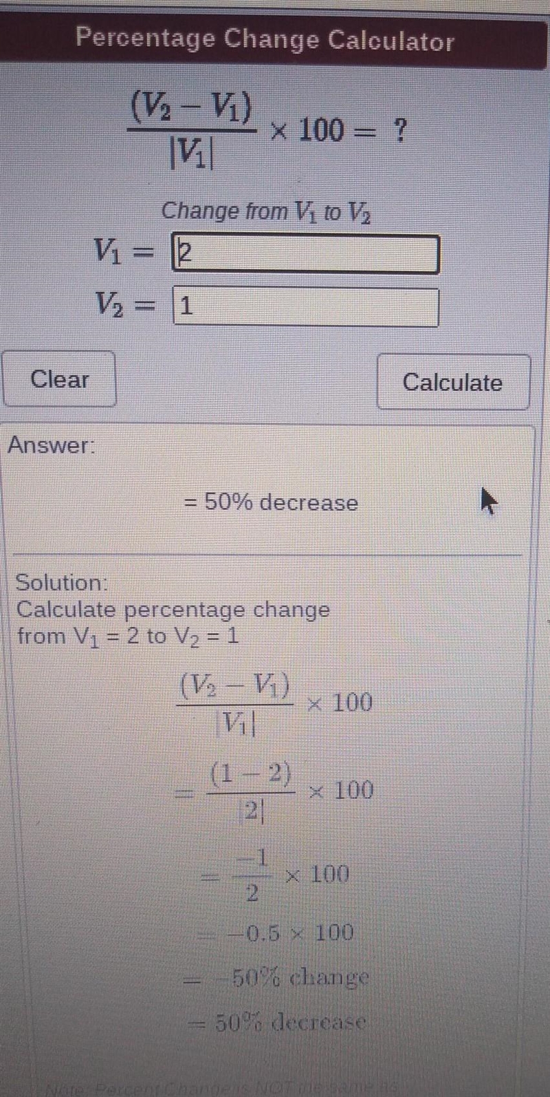 Identify the percent of change from 2/5 to 1/3 as an increase or a decrease.-example-1