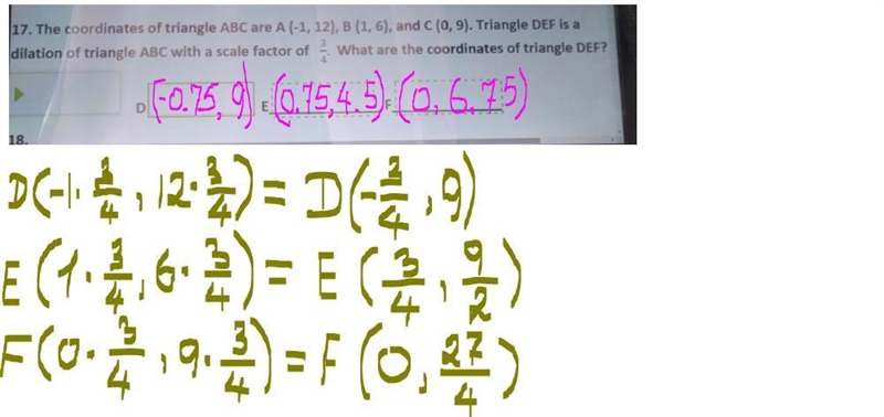 Need Coordinates to triangle DEF-example-1