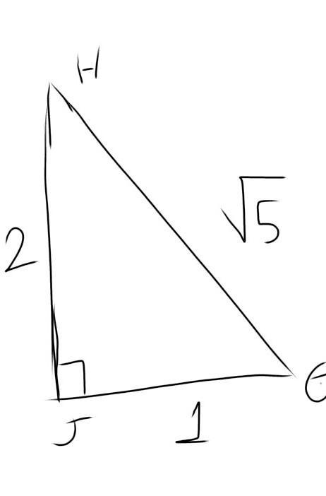 Find the tangents of the acute angles in the right triangle. Write each answer as-example-3