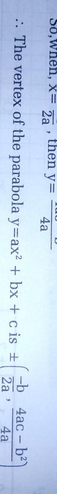 Write the equation of the parabola in vertex form.-example-1