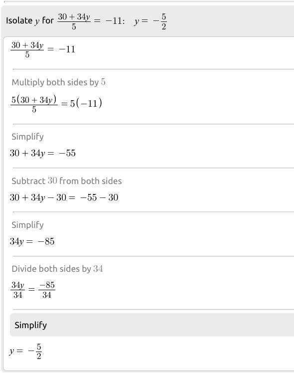 5x-2y=15 2x+6y=-11 solve by substitution or equal values method-example-3