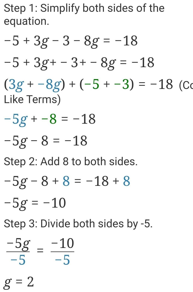 -5 + 3g + (-3) - 8g = -18-example-1