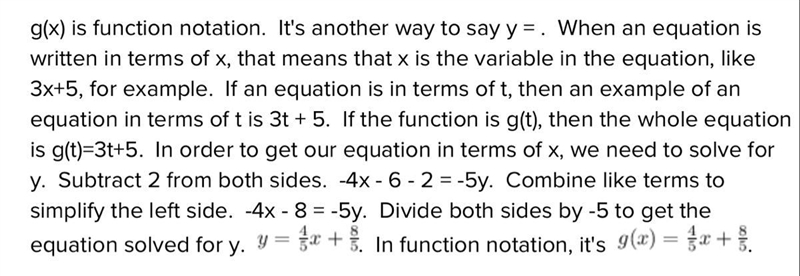 −4x−6=−5y+2 Write a formula for g(x), in terms of x. Please-example-1