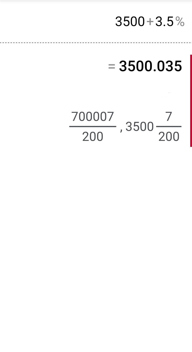 Steven sold his old car and deposited the $3500 in a savings account at 3.5 percent-example-1