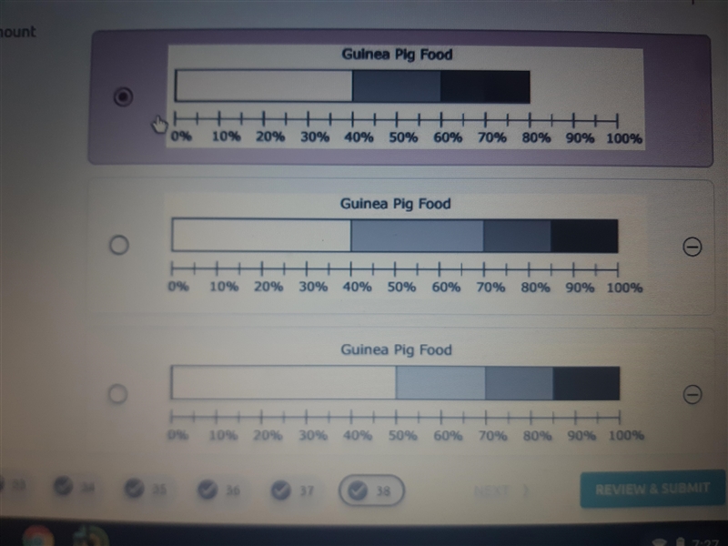 On Saturday Kai gave his guinea pig 80 grams of the food. The table shows the amount-example-1