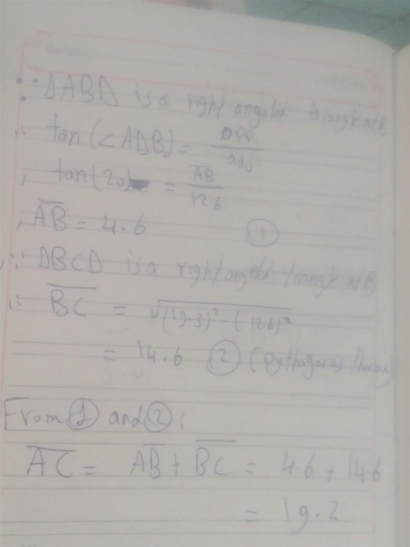 PLEASE HELP! 15 POINTS! ABC and is a straight line Work out the length of AC Give-example-1