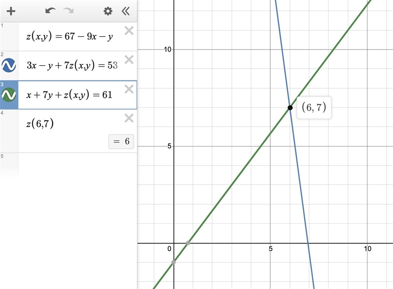 Find the solution to the system of equations represented by the matrix shown below-example-1