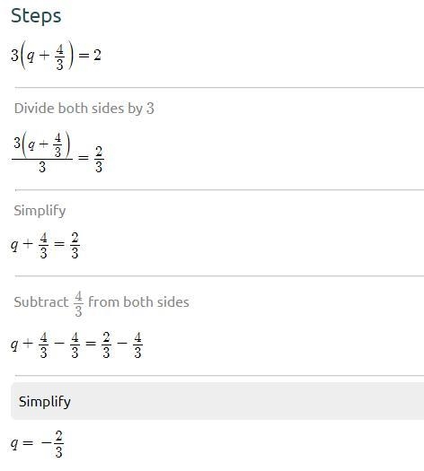 Solve for q. 4. 3 9 + 2 Stuck? Watch a video or use a hint.​-example-1