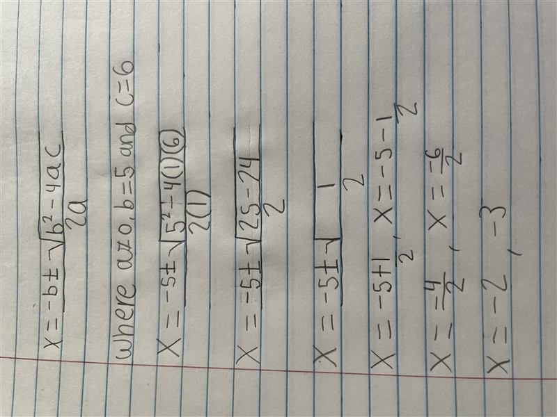 Solve x^2+5x+6=0 Please help-example-1