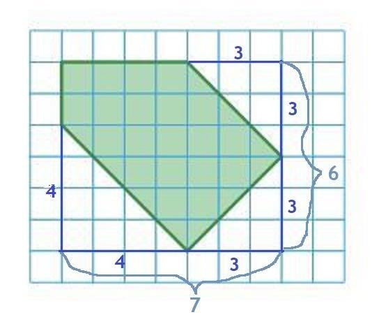 Find the area of the figure.-example-1