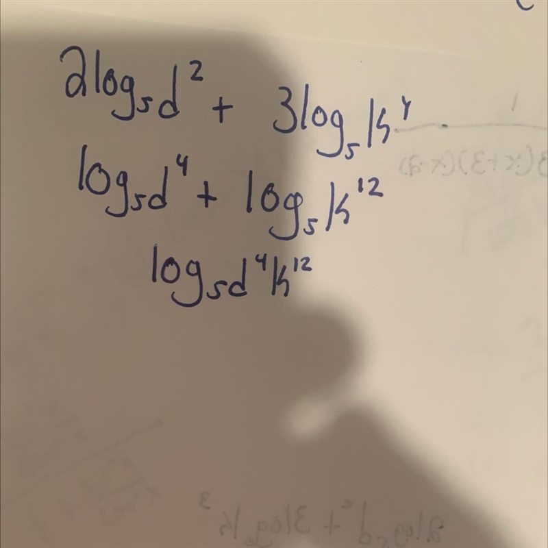 Condense logarithmic equation PLEASE!-example-1