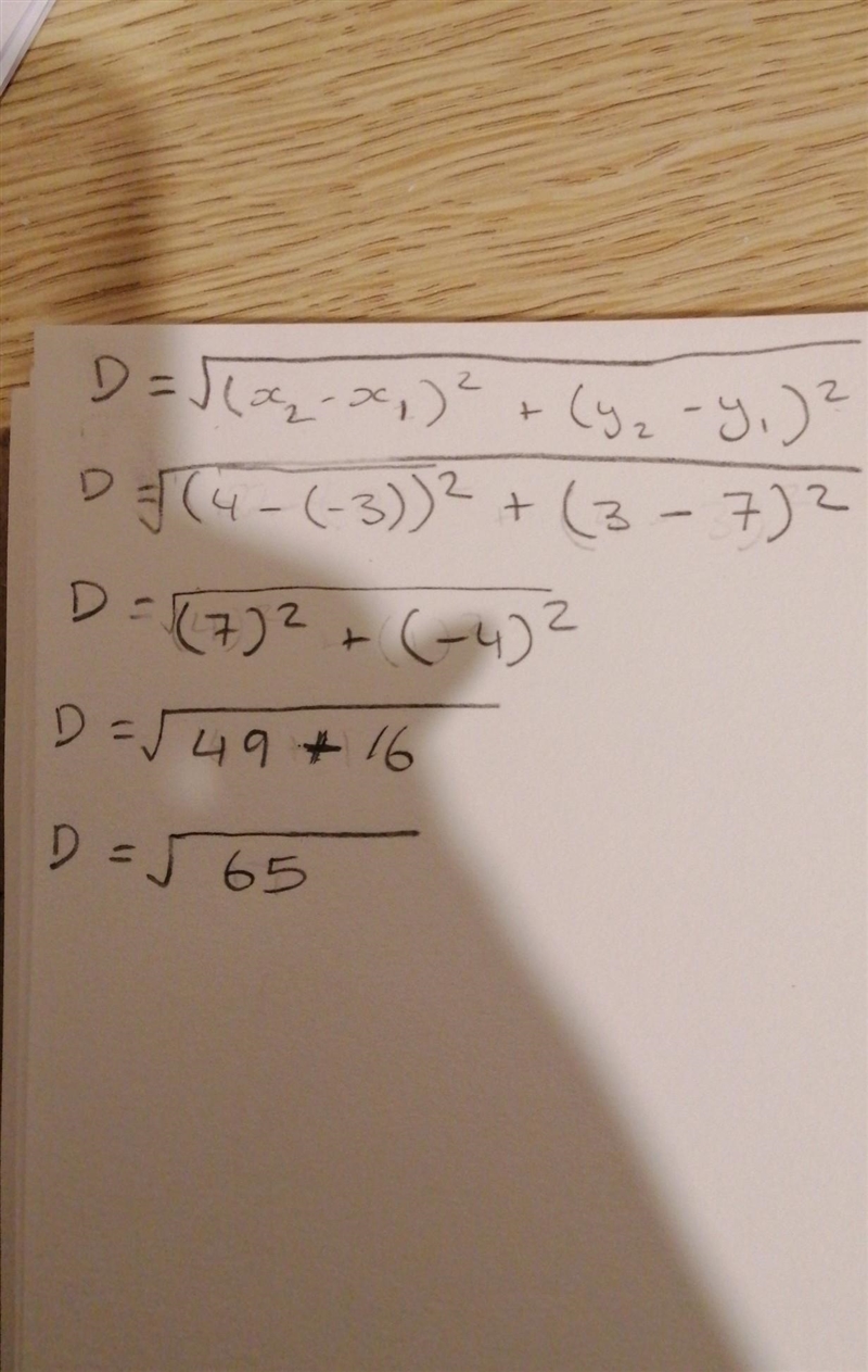 3) Given X: (-3, 7) and Y: (4, 3), the distance between these two points is?-example-1