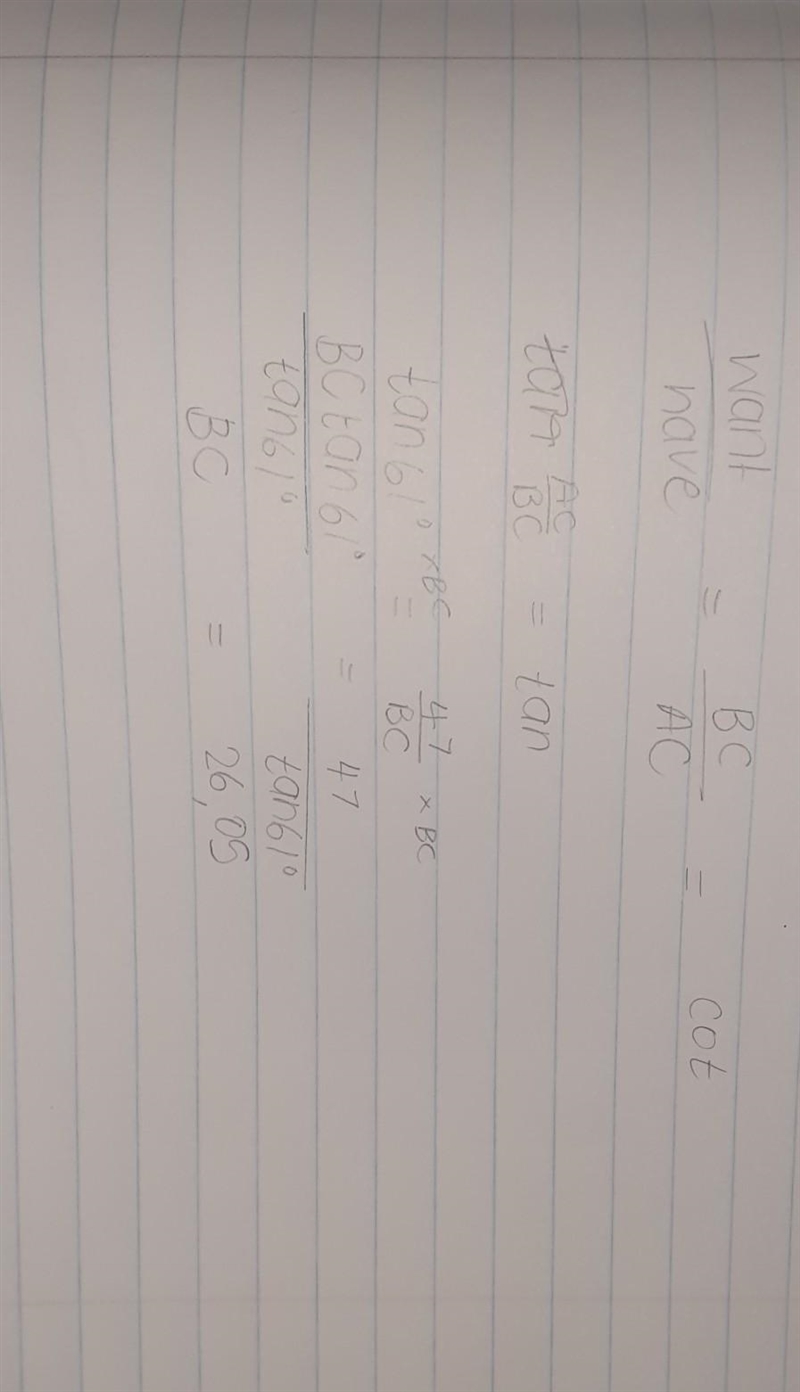 HELP PLEASE!!!! Find the length of BC А.53.74 B.96.95 C.84.79 D26.05-example-1