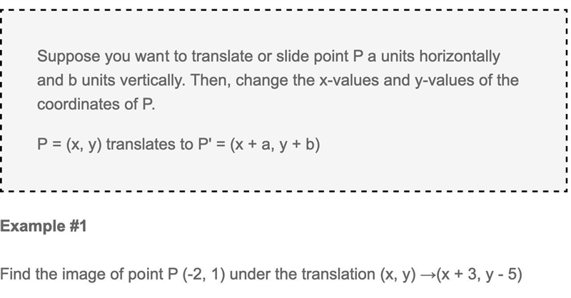 If P(7,5) and P'(2,8), then the rule for translation is T(x,y)=(x-?, y+?).-example-1