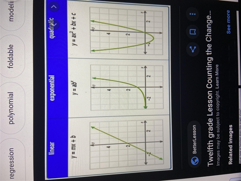 Linear, Quadratic, or Exponential? - Linear - Quadratic - Exponential-example-2