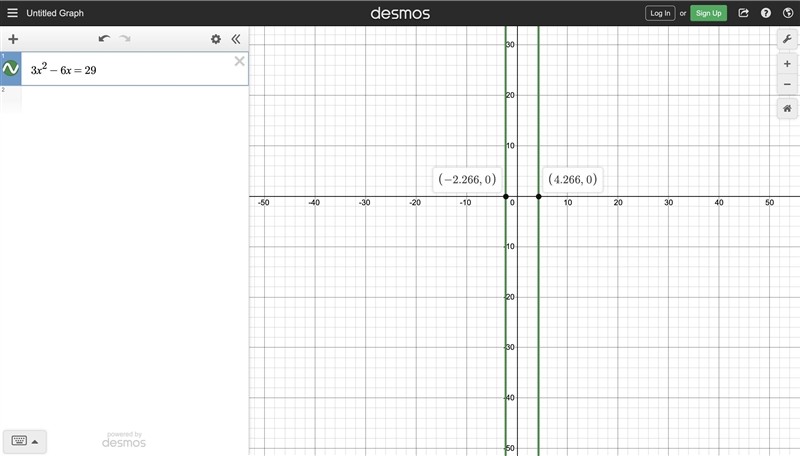 Pls help me thank you! choose the best answer 3x^2-6x=29 a) no real solutions b) one-example-1