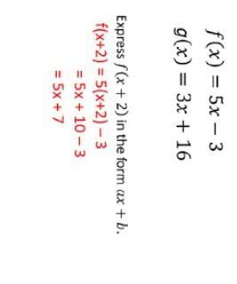 Can someone write down the steps how you go from f(x) to g(x)-example-1